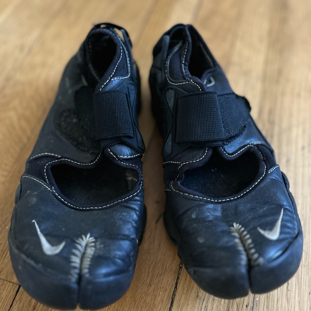 Nike Vintage/USED Split-Toe: “Air Rift” Black Women’s: Size 7-7.5 - Picture 3 of 6